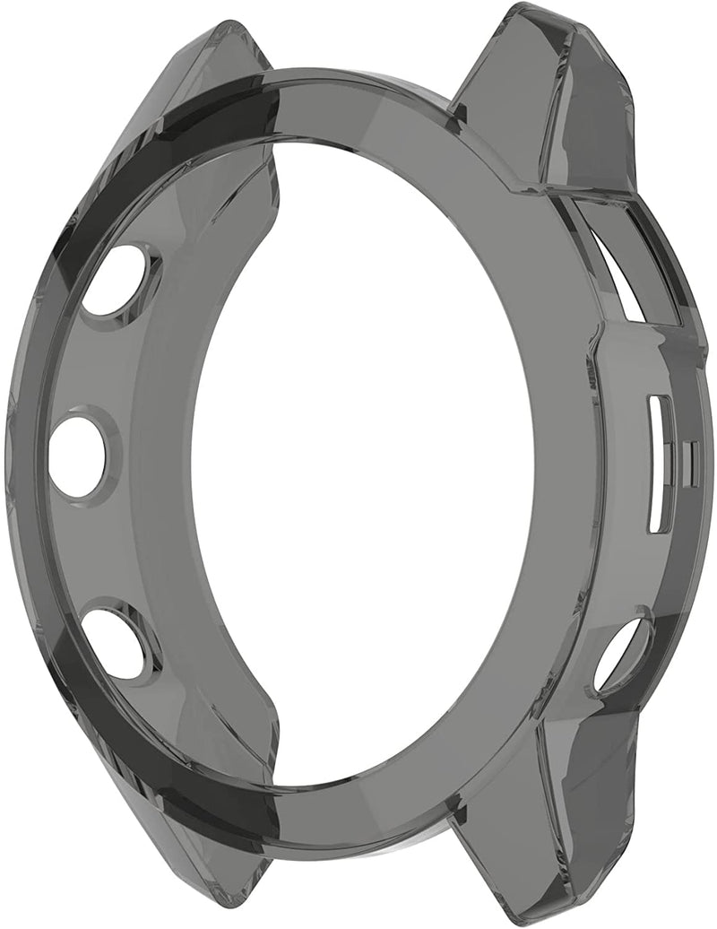 Zitel Case for Garmin Fenix 7X / Fenix 7X Solar Bumper Cover (Not for Fenix 7S / Fenix 7) - Black Tint