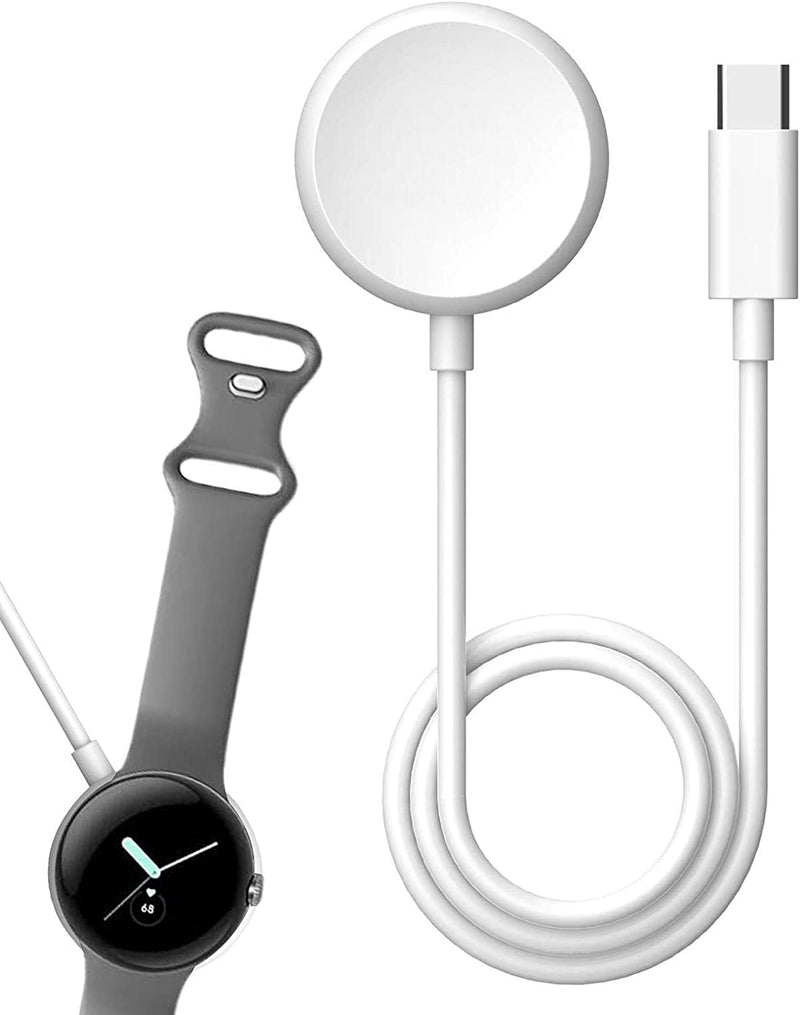 Zitel Charger for Google Pixel Watch Charging Cable Type C - White