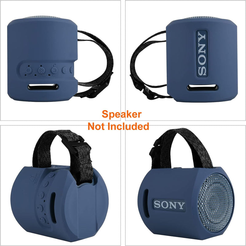Zitel Case for Sony SRS-XB13 / SRS-XB100 Bluetooth Speaker Protective Cover - Blue