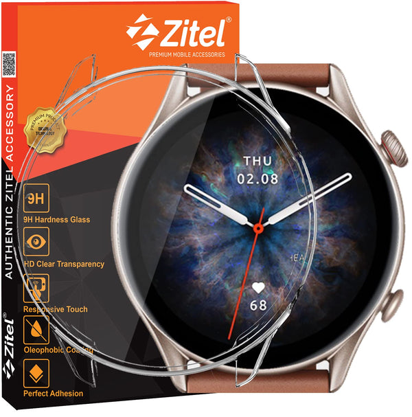 Zitel Case for Amazfit GTR 3 / GTR 3 Pro Soft Case - Clear